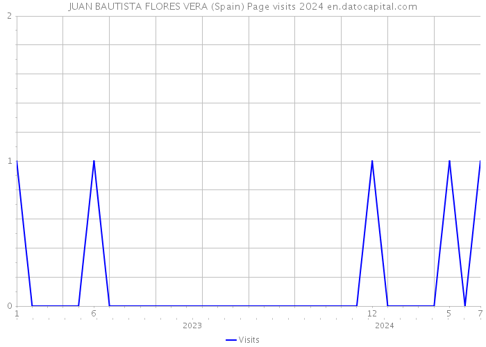 JUAN BAUTISTA FLORES VERA (Spain) Page visits 2024 