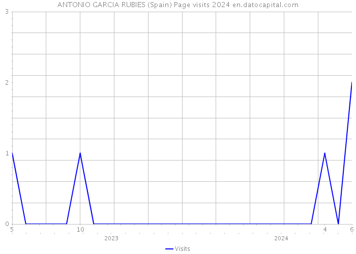 ANTONIO GARCIA RUBIES (Spain) Page visits 2024 