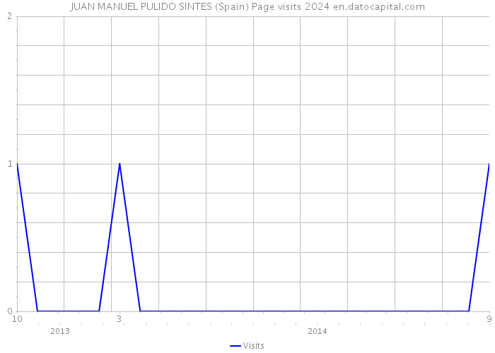 JUAN MANUEL PULIDO SINTES (Spain) Page visits 2024 