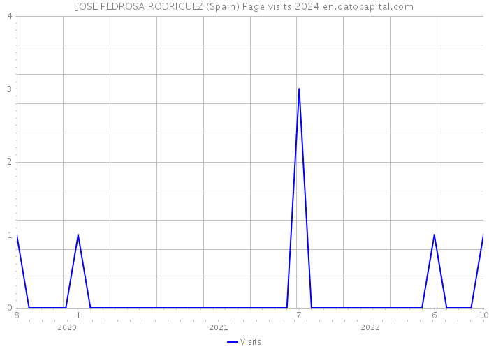JOSE PEDROSA RODRIGUEZ (Spain) Page visits 2024 