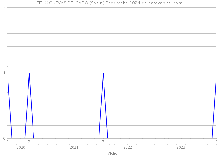 FELIX CUEVAS DELGADO (Spain) Page visits 2024 