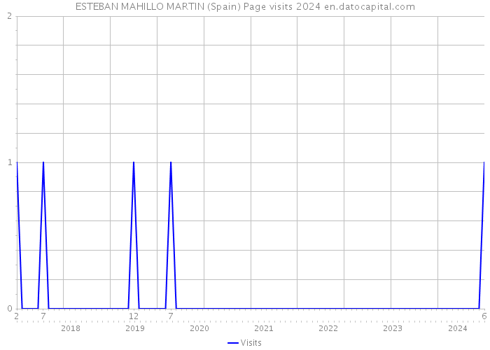 ESTEBAN MAHILLO MARTIN (Spain) Page visits 2024 