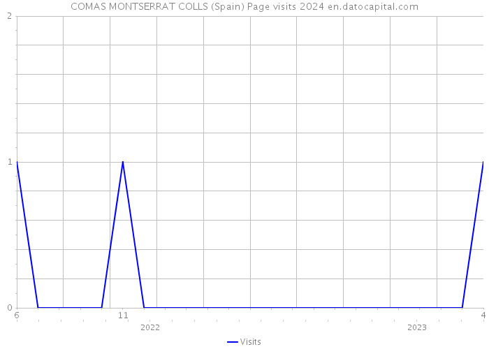 COMAS MONTSERRAT COLLS (Spain) Page visits 2024 
