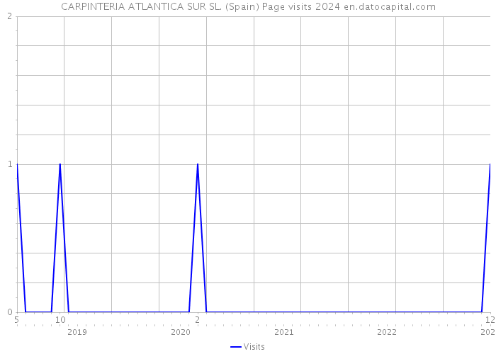 CARPINTERIA ATLANTICA SUR SL. (Spain) Page visits 2024 