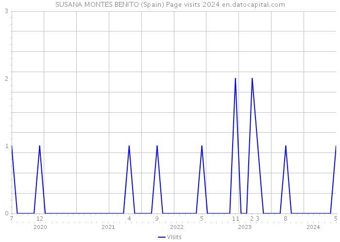 SUSANA MONTES BENITO (Spain) Page visits 2024 