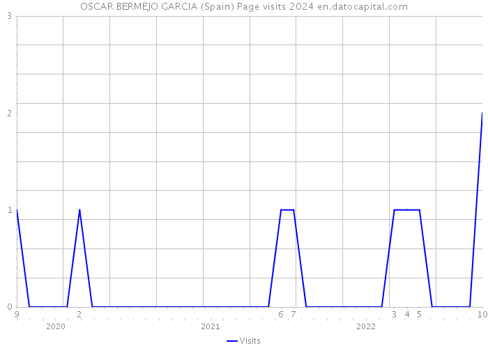 OSCAR BERMEJO GARCIA (Spain) Page visits 2024 