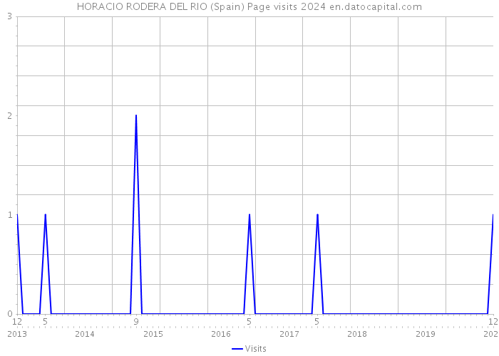 HORACIO RODERA DEL RIO (Spain) Page visits 2024 