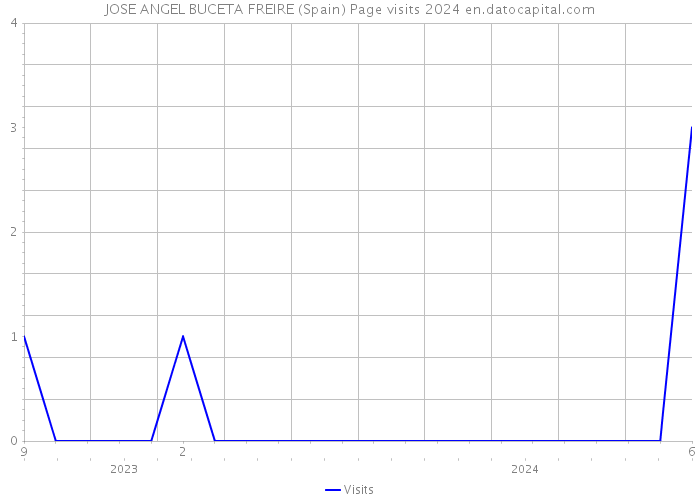 JOSE ANGEL BUCETA FREIRE (Spain) Page visits 2024 