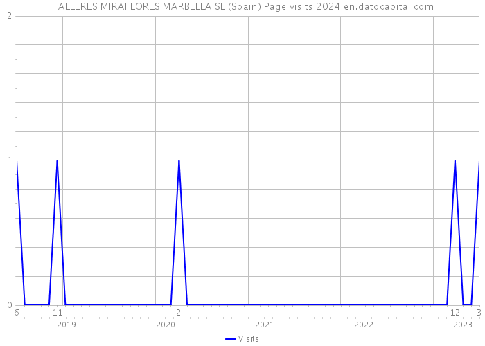 TALLERES MIRAFLORES MARBELLA SL (Spain) Page visits 2024 