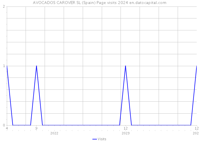 AVOCADOS CAROVER SL (Spain) Page visits 2024 