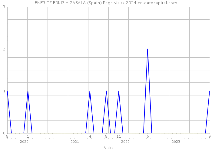 ENERITZ ERKIZIA ZABALA (Spain) Page visits 2024 