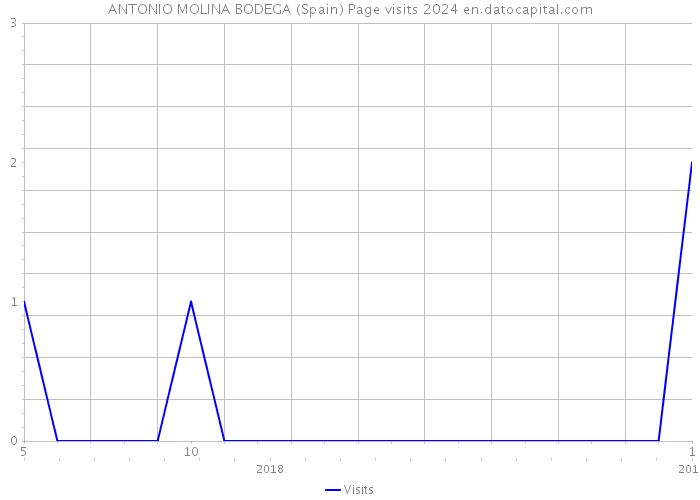 ANTONIO MOLINA BODEGA (Spain) Page visits 2024 