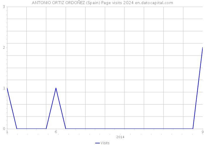 ANTONIO ORTIZ ORDOÑEZ (Spain) Page visits 2024 