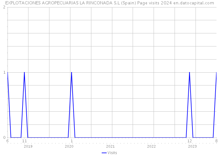 EXPLOTACIONES AGROPECUARIAS LA RINCONADA S.L (Spain) Page visits 2024 