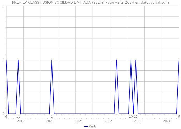 PREMIER GLASS FUSION SOCIEDAD LIMITADA (Spain) Page visits 2024 