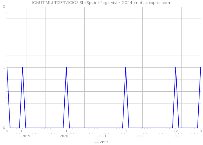 IONUT MULTISERVICIOS SL (Spain) Page visits 2024 