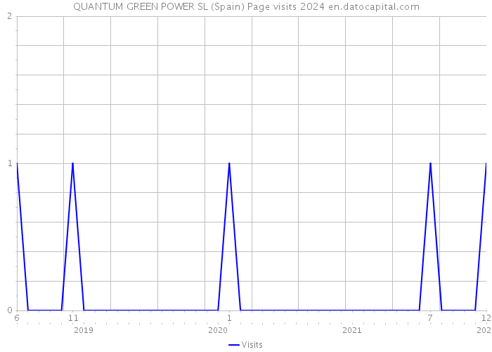 QUANTUM GREEN POWER SL (Spain) Page visits 2024 