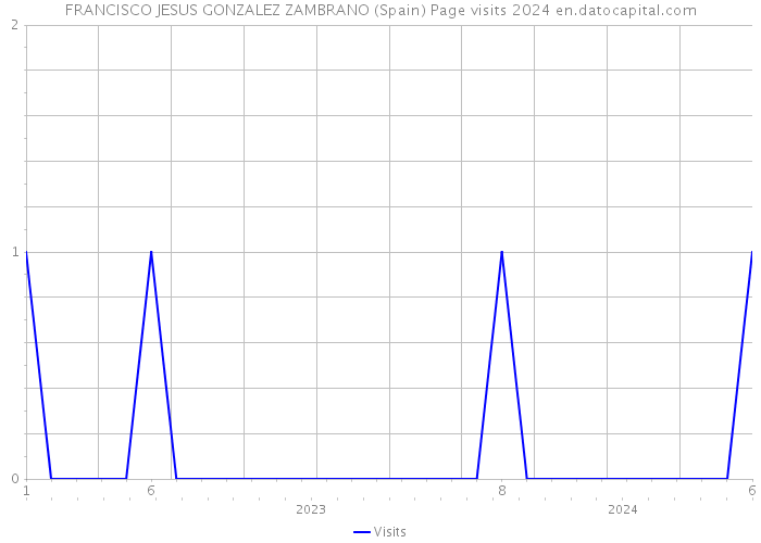 FRANCISCO JESUS GONZALEZ ZAMBRANO (Spain) Page visits 2024 