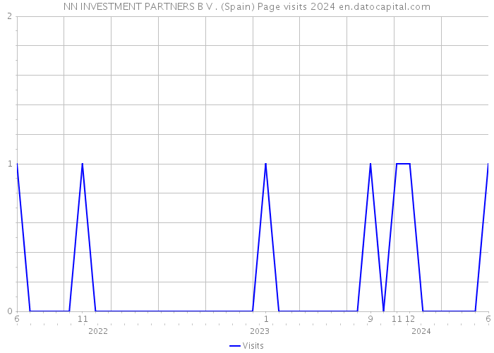 NN INVESTMENT PARTNERS B V . (Spain) Page visits 2024 