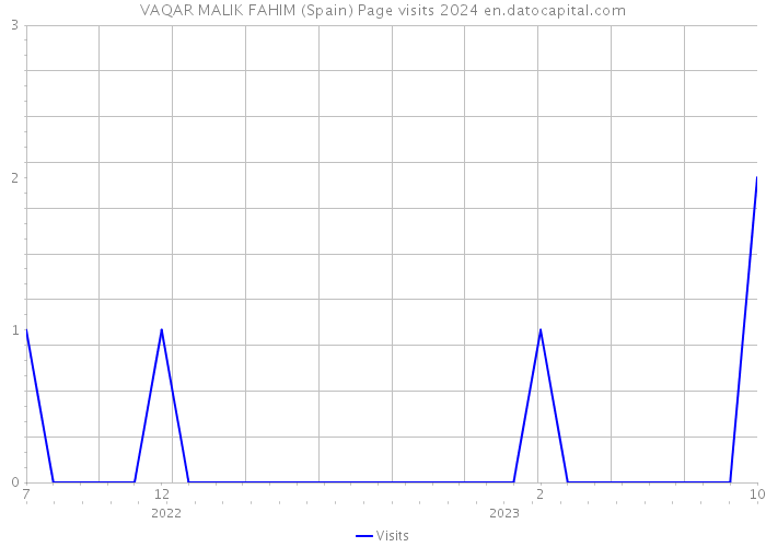 VAQAR MALIK FAHIM (Spain) Page visits 2024 