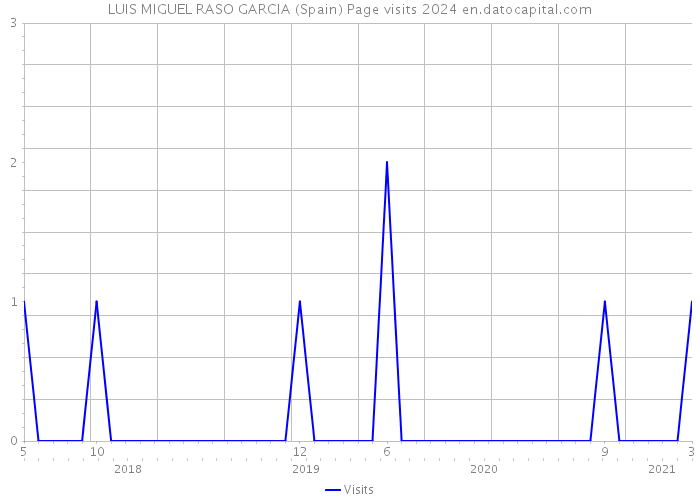 LUIS MIGUEL RASO GARCIA (Spain) Page visits 2024 