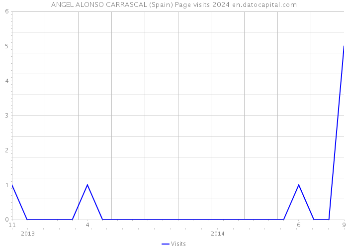 ANGEL ALONSO CARRASCAL (Spain) Page visits 2024 