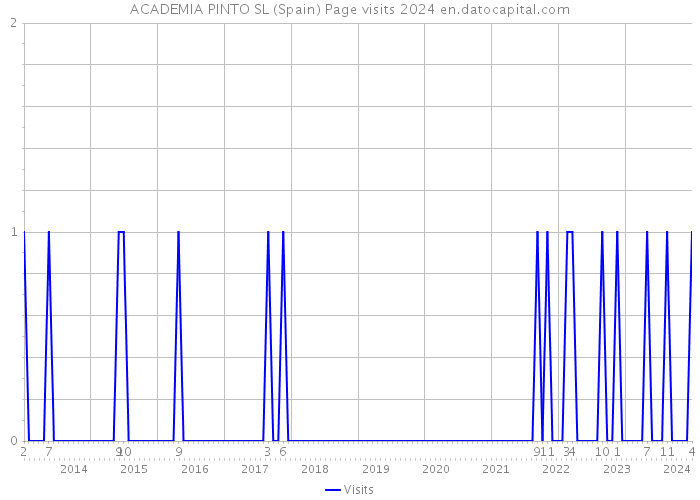 ACADEMIA PINTO SL (Spain) Page visits 2024 