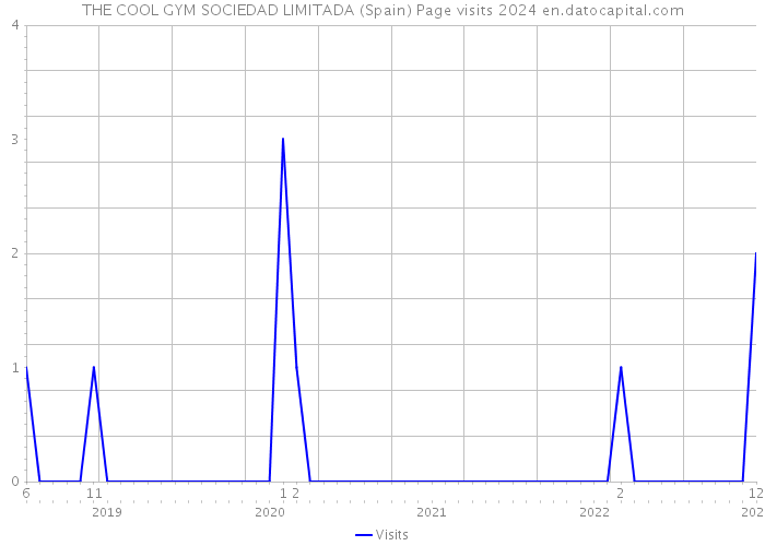 THE COOL GYM SOCIEDAD LIMITADA (Spain) Page visits 2024 