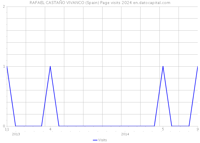 RAFAEL CASTAÑO VIVANCO (Spain) Page visits 2024 