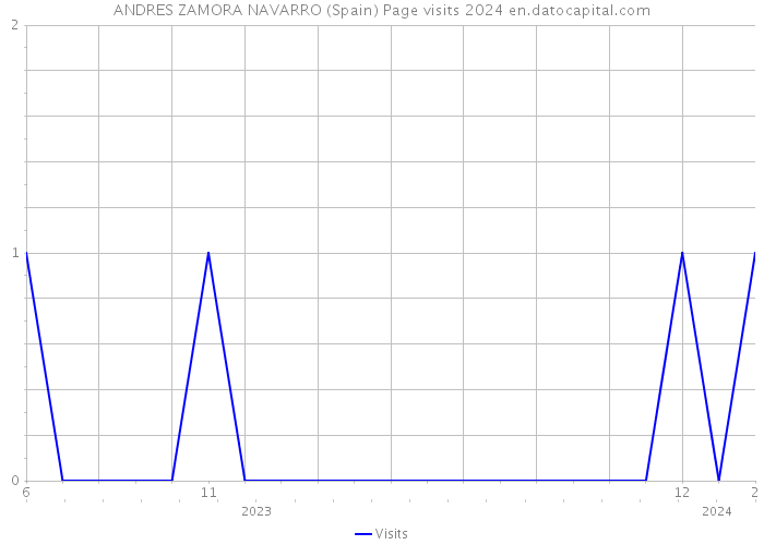 ANDRES ZAMORA NAVARRO (Spain) Page visits 2024 