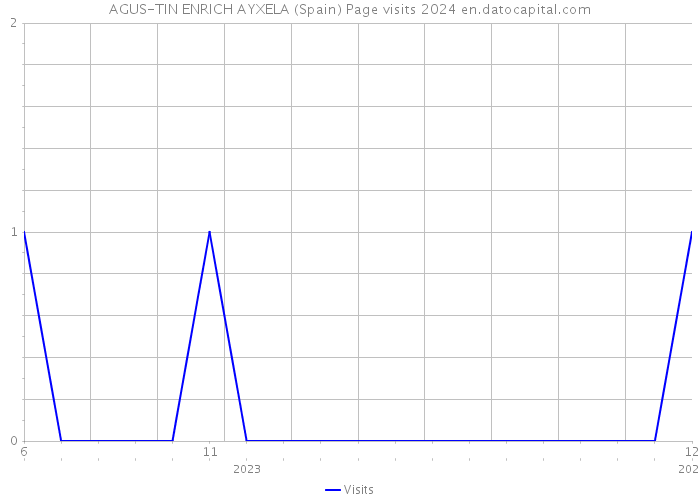 AGUS-TIN ENRICH AYXELA (Spain) Page visits 2024 