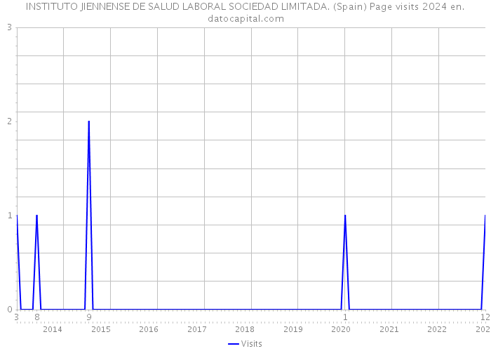 INSTITUTO JIENNENSE DE SALUD LABORAL SOCIEDAD LIMITADA. (Spain) Page visits 2024 