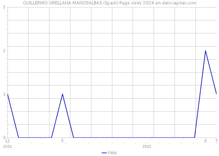 GUILLERMO ORELLANA MANOSALBAS (Spain) Page visits 2024 