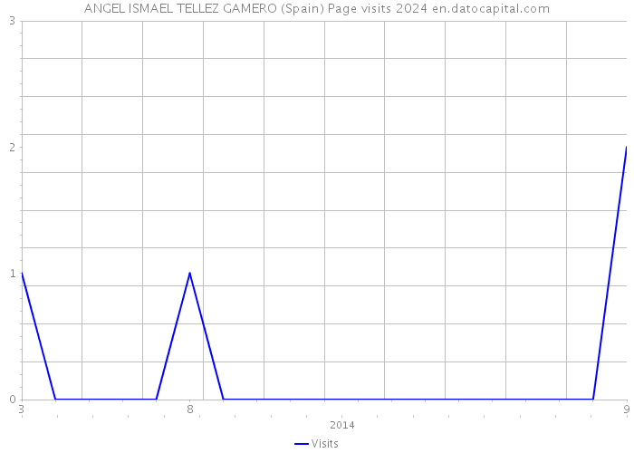 ANGEL ISMAEL TELLEZ GAMERO (Spain) Page visits 2024 