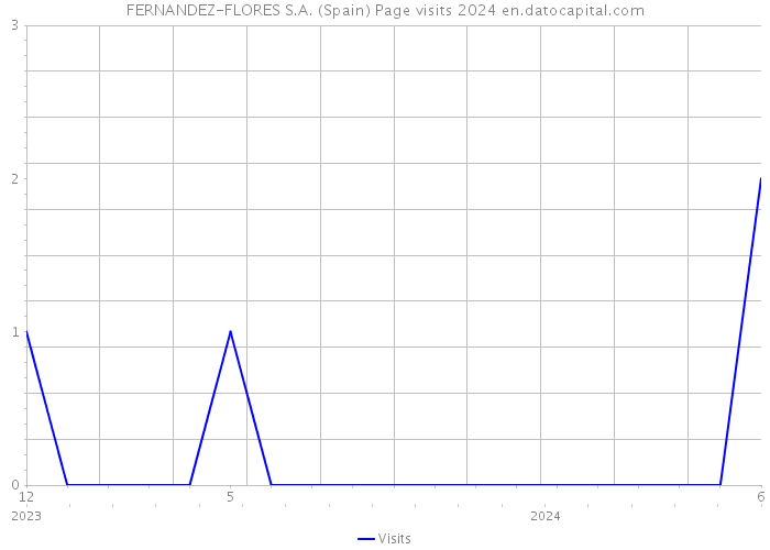 FERNANDEZ-FLORES S.A. (Spain) Page visits 2024 