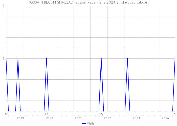 HOSSAIN BEGUM SHAZZAD (Spain) Page visits 2024 