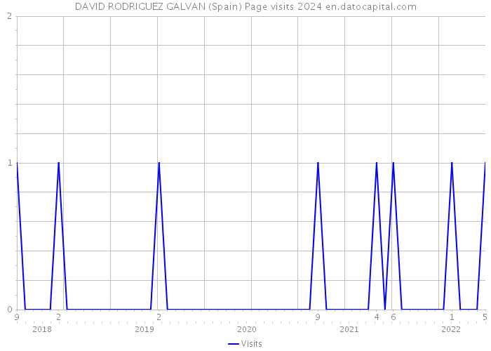 DAVID RODRIGUEZ GALVAN (Spain) Page visits 2024 