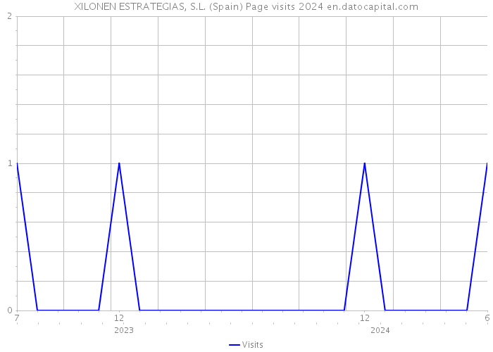 XILONEN ESTRATEGIAS, S.L. (Spain) Page visits 2024 