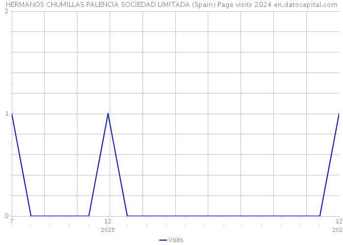 HERMANOS CHUMILLAS PALENCIA SOCIEDAD LIMITADA (Spain) Page visits 2024 