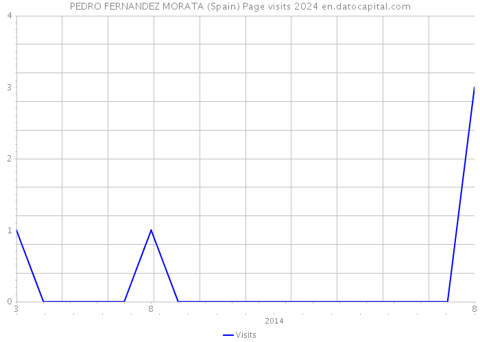 PEDRO FERNANDEZ MORATA (Spain) Page visits 2024 