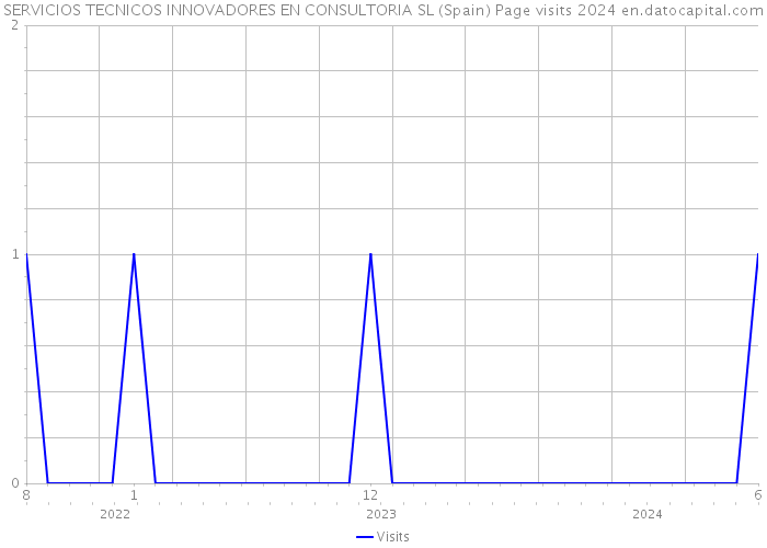 SERVICIOS TECNICOS INNOVADORES EN CONSULTORIA SL (Spain) Page visits 2024 