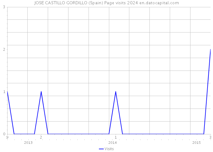 JOSE CASTILLO GORDILLO (Spain) Page visits 2024 