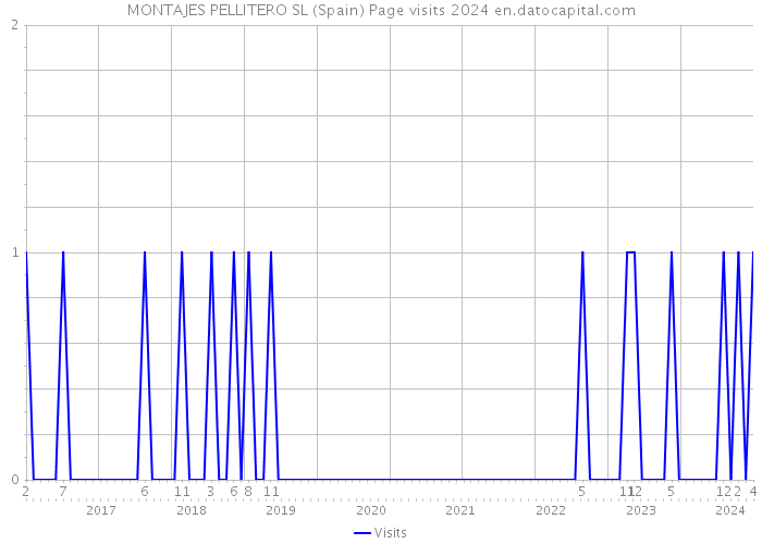 MONTAJES PELLITERO SL (Spain) Page visits 2024 