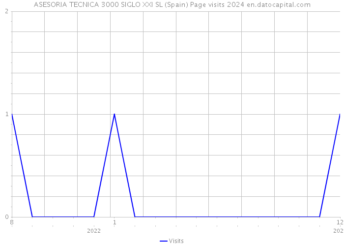 ASESORIA TECNICA 3000 SIGLO XXI SL (Spain) Page visits 2024 