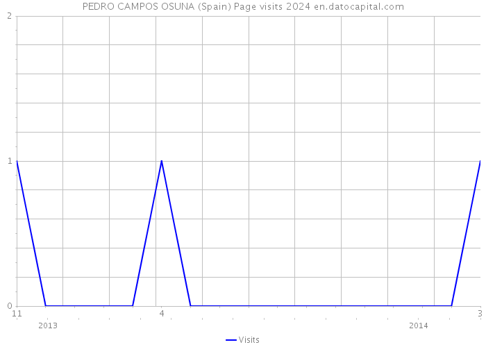PEDRO CAMPOS OSUNA (Spain) Page visits 2024 