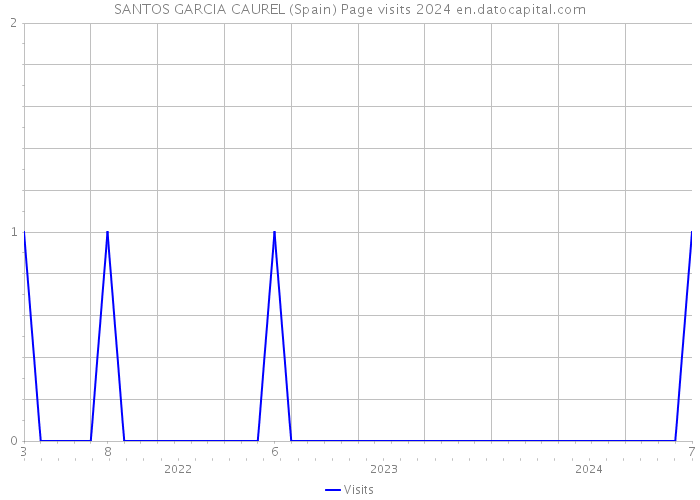 SANTOS GARCIA CAUREL (Spain) Page visits 2024 