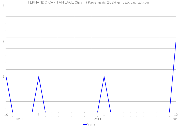 FERNANDO CAPITAN LAGE (Spain) Page visits 2024 
