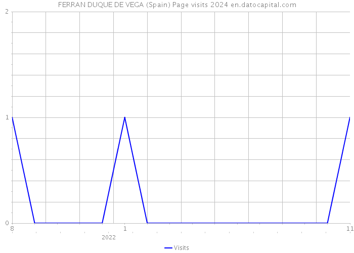 FERRAN DUQUE DE VEGA (Spain) Page visits 2024 