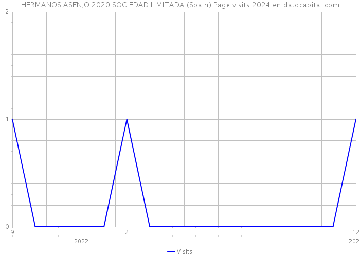HERMANOS ASENJO 2020 SOCIEDAD LIMITADA (Spain) Page visits 2024 