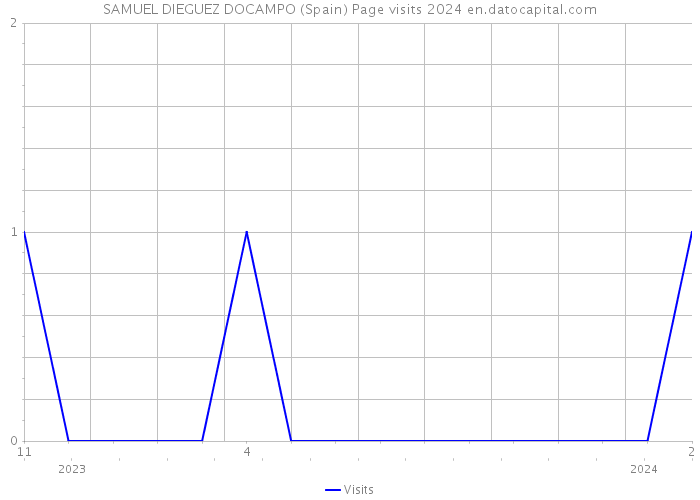 SAMUEL DIEGUEZ DOCAMPO (Spain) Page visits 2024 